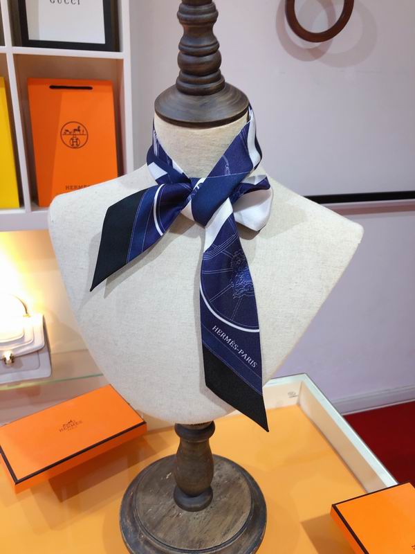 Hermes silk ribbon 5X86cm E139 (18)