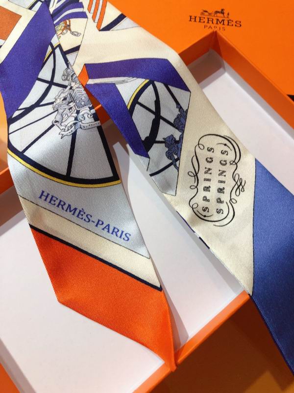 Hermes silk ribbon 5X86cm E139 (19)
