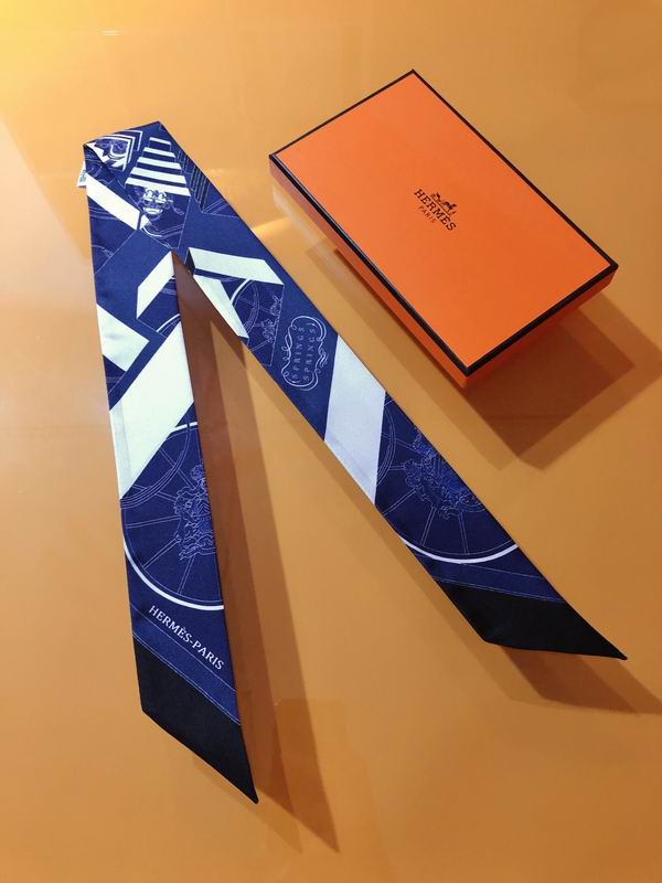 Hermes silk ribbon 5X86cm E139 (23)