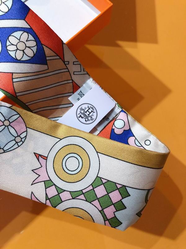 Hermes silk ribbon 5X86cm E174 (13)