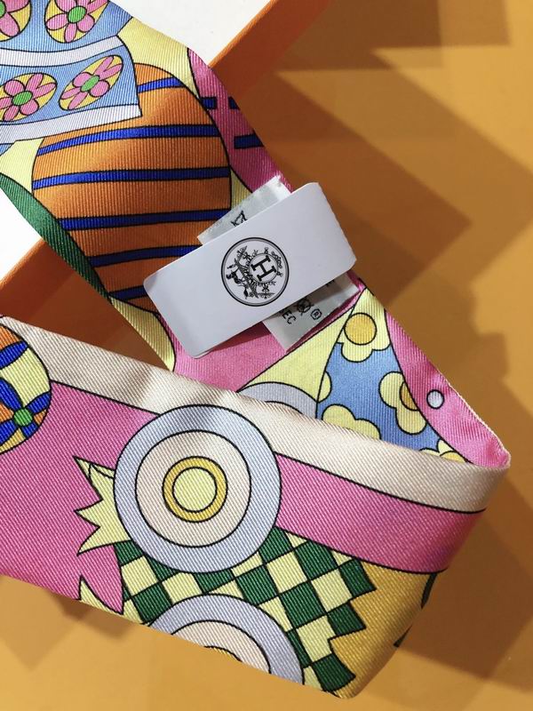 Hermes silk ribbon 5X86cm E174 (22)