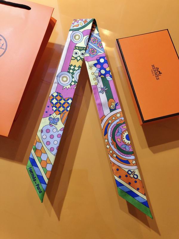 Hermes silk ribbon 5X86cm E174 (23)