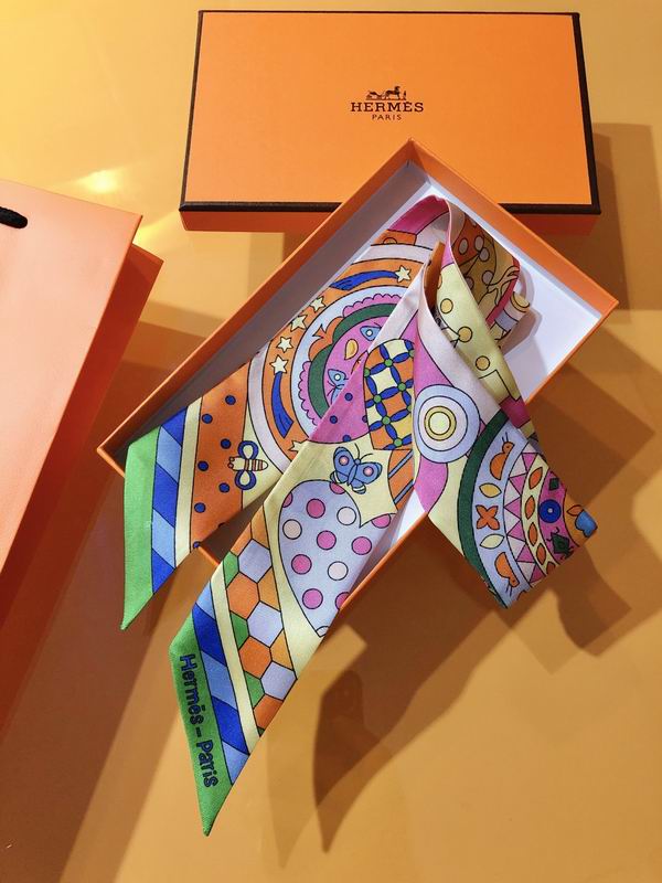 Hermes silk ribbon 5X86cm E174 (24)