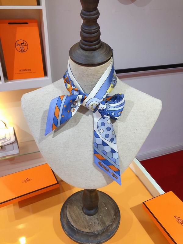 Hermes silk ribbon 5X86cm E174 (29)