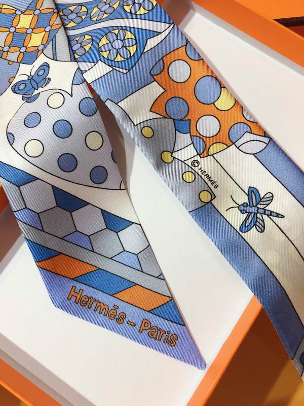 Hermes silk ribbon 5X86cm E174 (30)