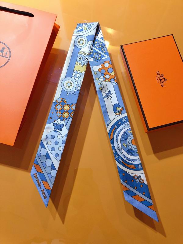 Hermes silk ribbon 5X86cm E174 (32)