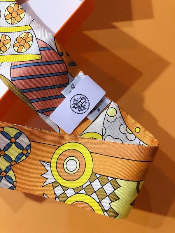 Hermes silk ribbon 5X86cm E174 (4)