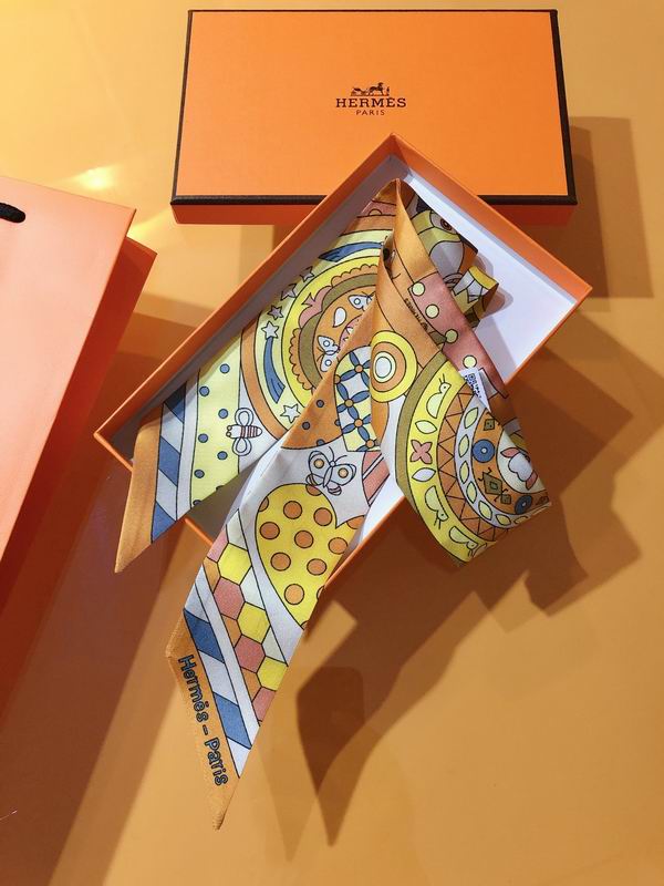 Hermes silk ribbon 5X86cm E174 (6)