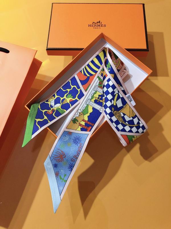 Hermes silk ribbon 5X86cm E175 (15)