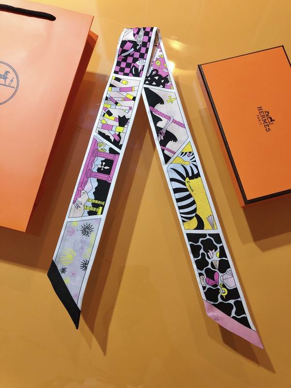 Hermes silk ribbon 5X86cm E175 (23)