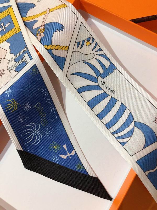 Hermes silk ribbon 5X86cm E175 (30)
