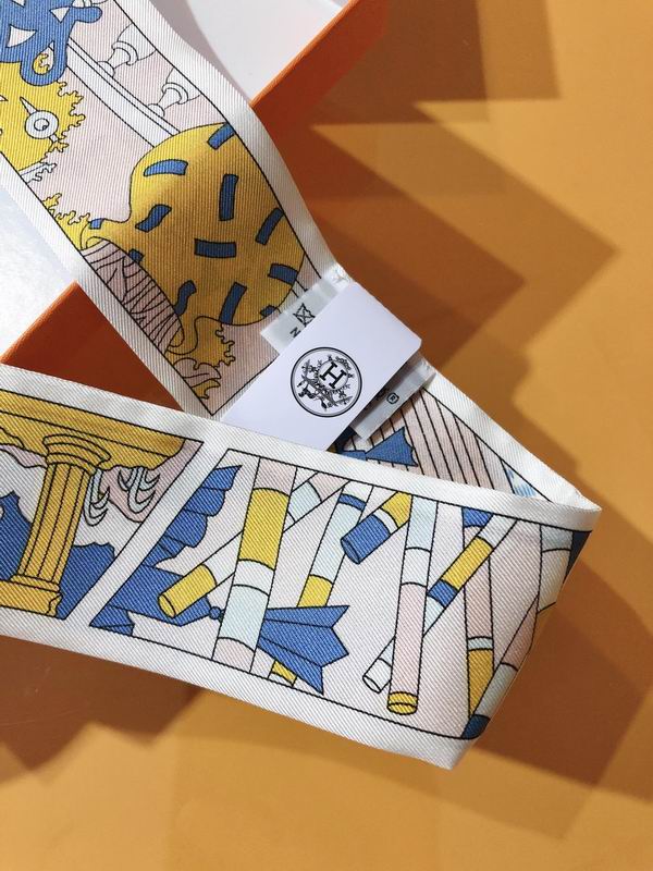 Hermes silk ribbon 5X86cm E175 (31)