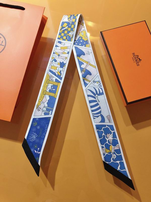 Hermes silk ribbon 5X86cm E175 (32)