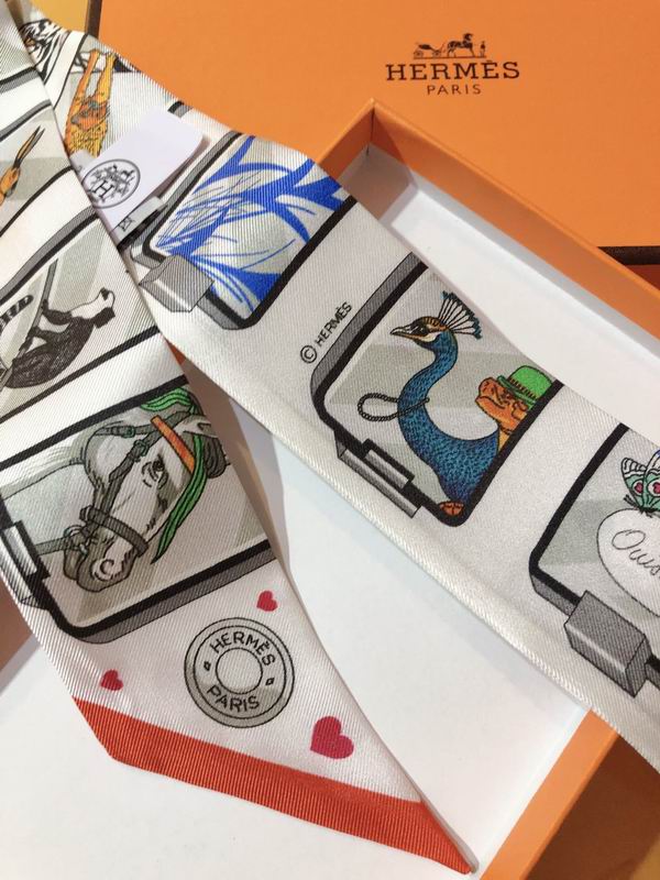 Hermes silk ribbon 5X86cm E176 (31)