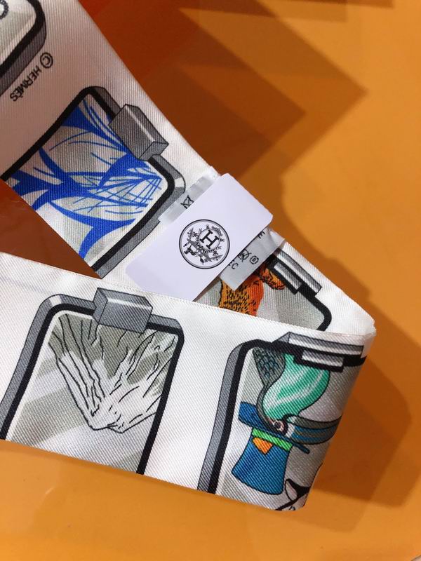 Hermes silk ribbon 5X86cm E176 (32)