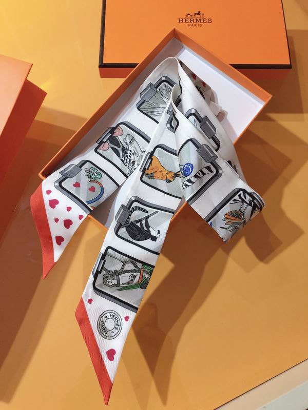 Hermes silk ribbon 5X86cm E176 (33)