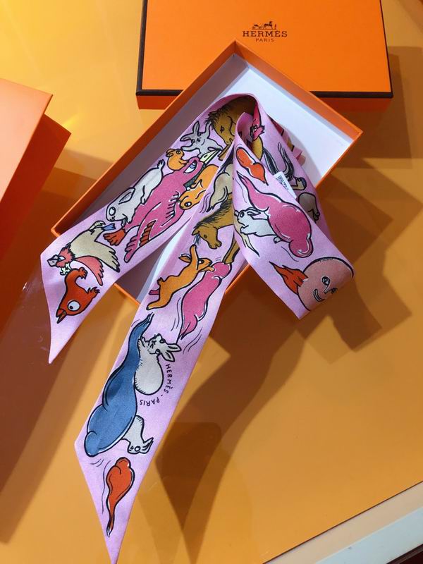 Hermes silk ribbon 5X86cm E178 (24)