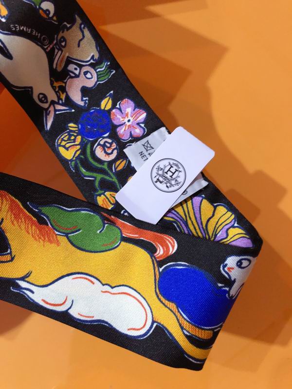 Hermes silk ribbon 5X86cm E178 (32)