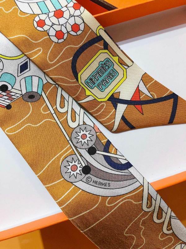 Hermes silk ribbon 5X86cm E20 (21)