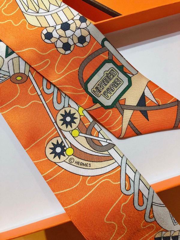 Hermes silk ribbon 5X86cm E20 (3)