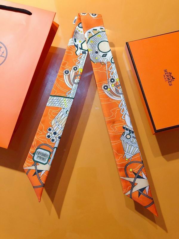 Hermes silk ribbon 5X86cm E20 (6)