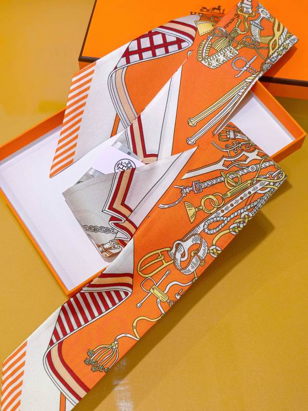 Hermes silk ribbon 5X86cm E37 (1)