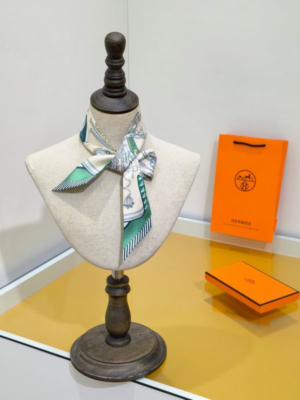 Hermes silk ribbon 5X86cm E37 (11)