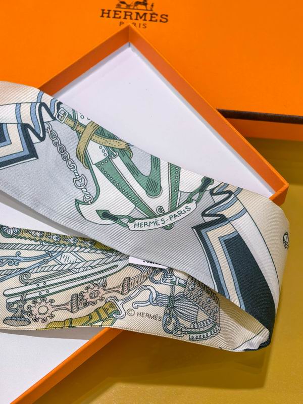 Hermes silk ribbon 5X86cm E37 (13)