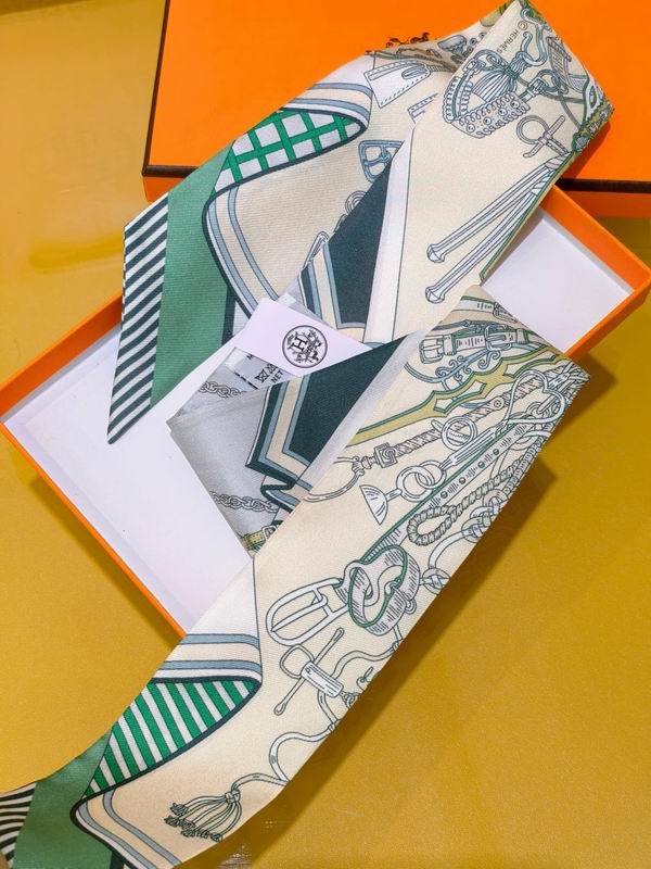 Hermes silk ribbon 5X86cm E37 (14)