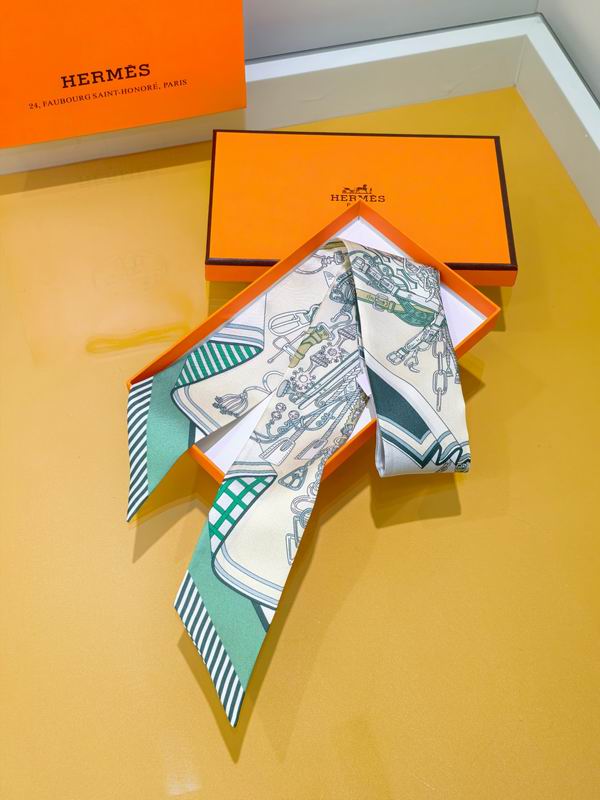 Hermes silk ribbon 5X86cm E37 (15)