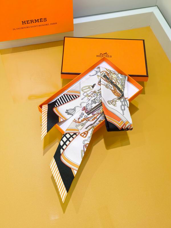 Hermes silk ribbon 5X86cm E37 (24)