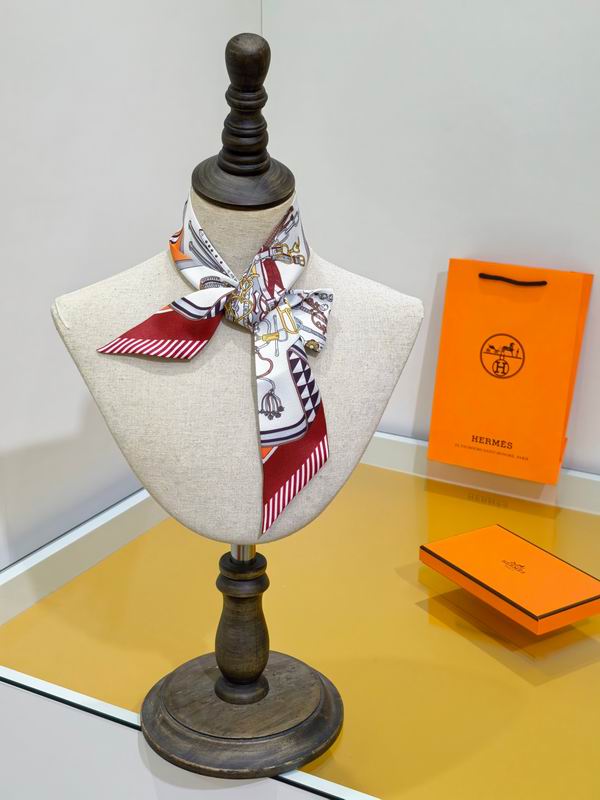 Hermes silk ribbon 5X86cm E37 (29)