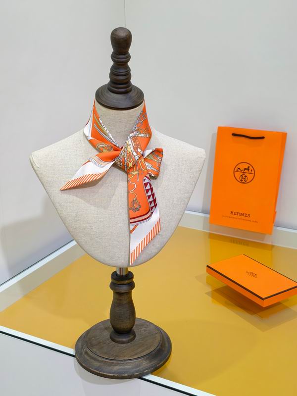 Hermes silk ribbon 5X86cm E37 (3)