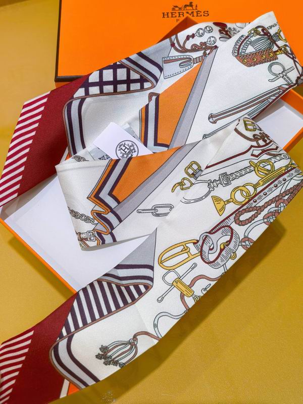Hermes silk ribbon 5X86cm E37 (32)