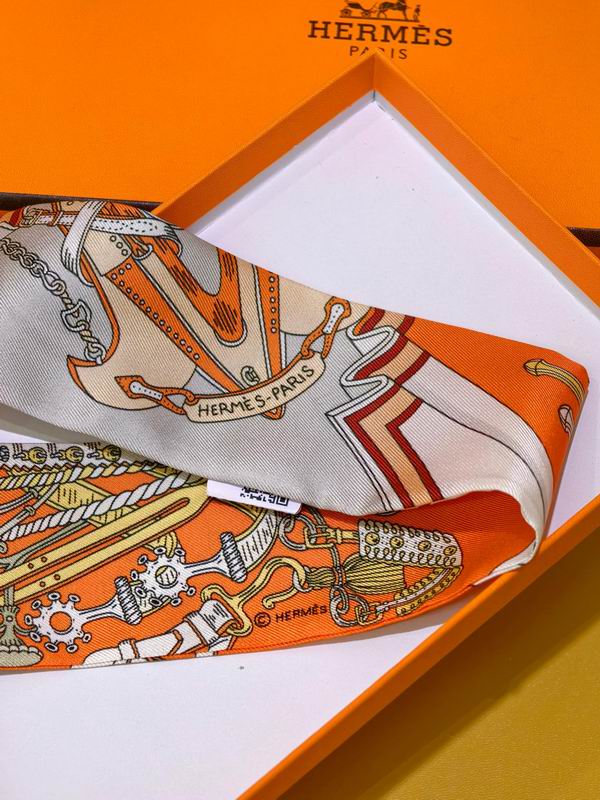 Hermes silk ribbon 5X86cm E37 (5)