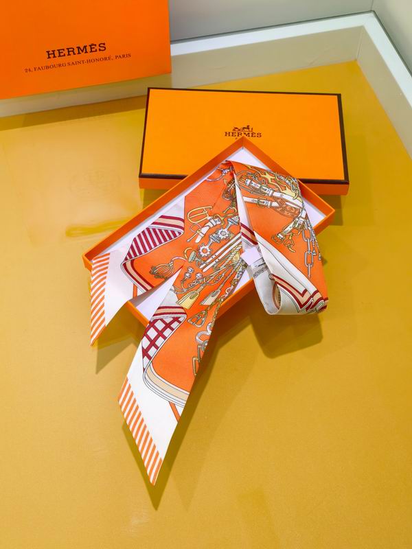 Hermes silk ribbon 5X86cm E37 (6)