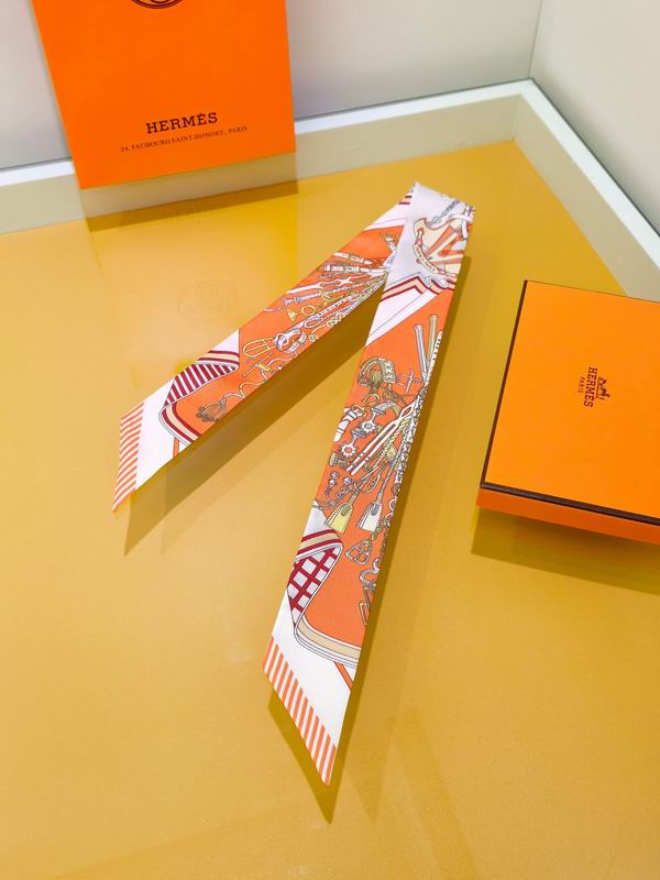 Hermes silk ribbon 5X86cm E37 (7)