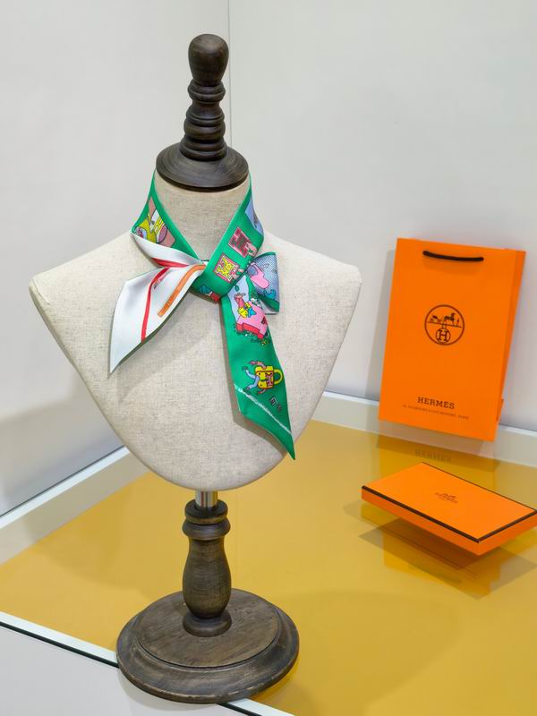 Hermes silk ribbon 5X86cm E38 (11)