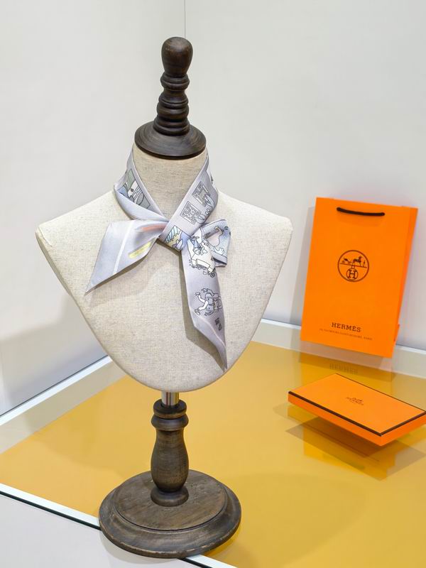 Hermes silk ribbon 5X86cm E38 (20)