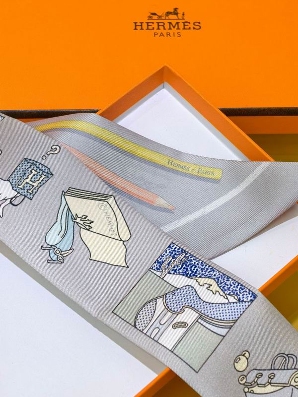 Hermes silk ribbon 5X86cm E38 (22)