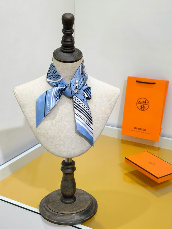 Hermes silk ribbon 5X86cm E39 (11)