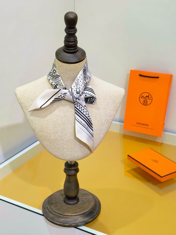 Hermes silk ribbon 5X86cm E39 (20)