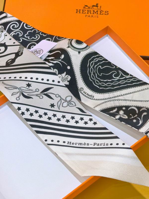 Hermes silk ribbon 5X86cm E39 (22)