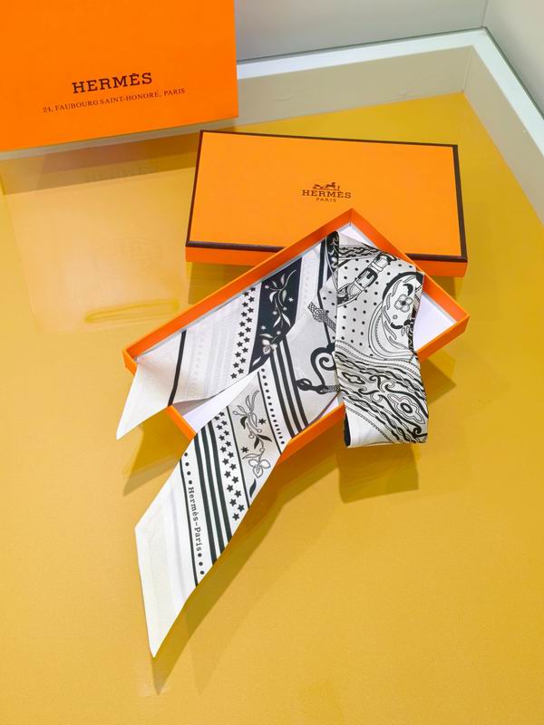 Hermes silk ribbon 5X86cm E39 (24)