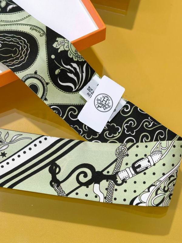 Hermes silk ribbon 5X86cm E39 (3)