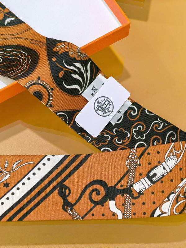 Hermes silk ribbon 5X86cm E39 (30)
