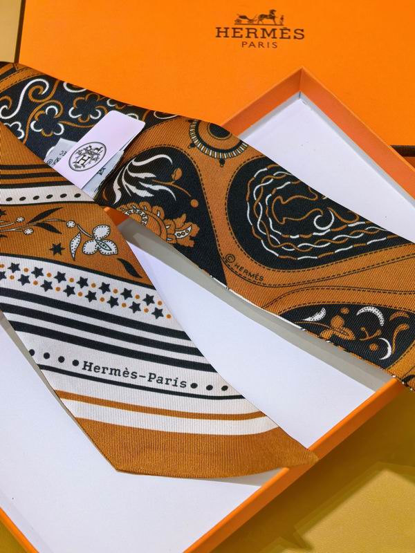 Hermes silk ribbon 5X86cm E39 (31)