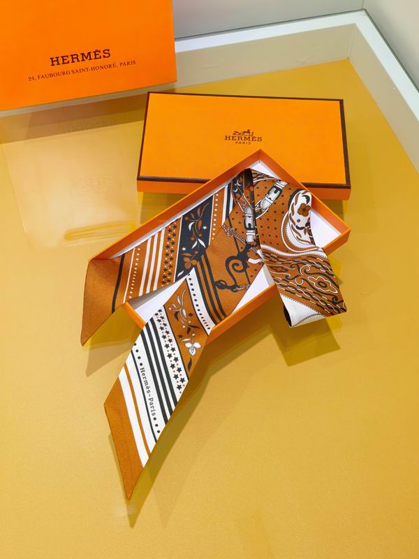 Hermes silk ribbon 5X86cm E39 (33)