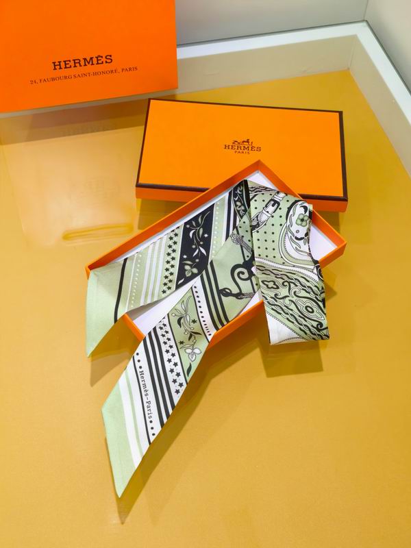 Hermes silk ribbon 5X86cm E39 (6)