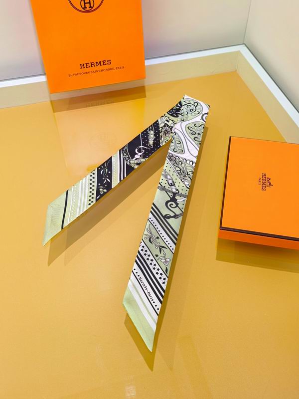 Hermes silk ribbon 5X86cm E39 (7)